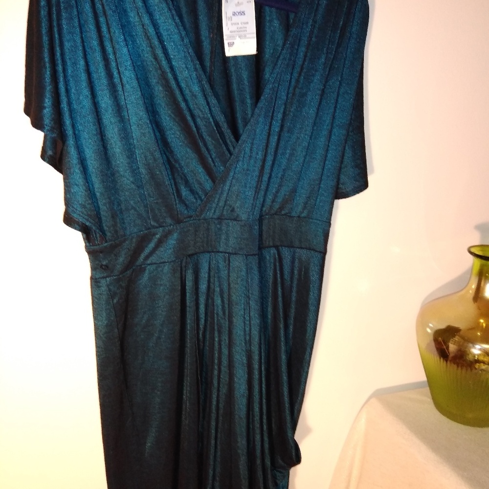 Shimmering green Johnathon Martin dress